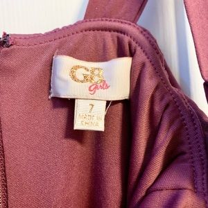 GB girls maroon jumpsuit size 7